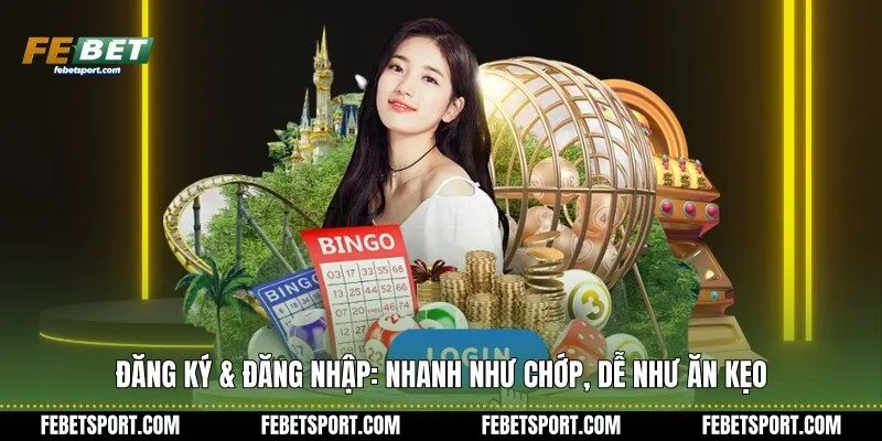 Đăng ký & đăng nhập: Nhanh như chớp, dễ như ăn kẹo